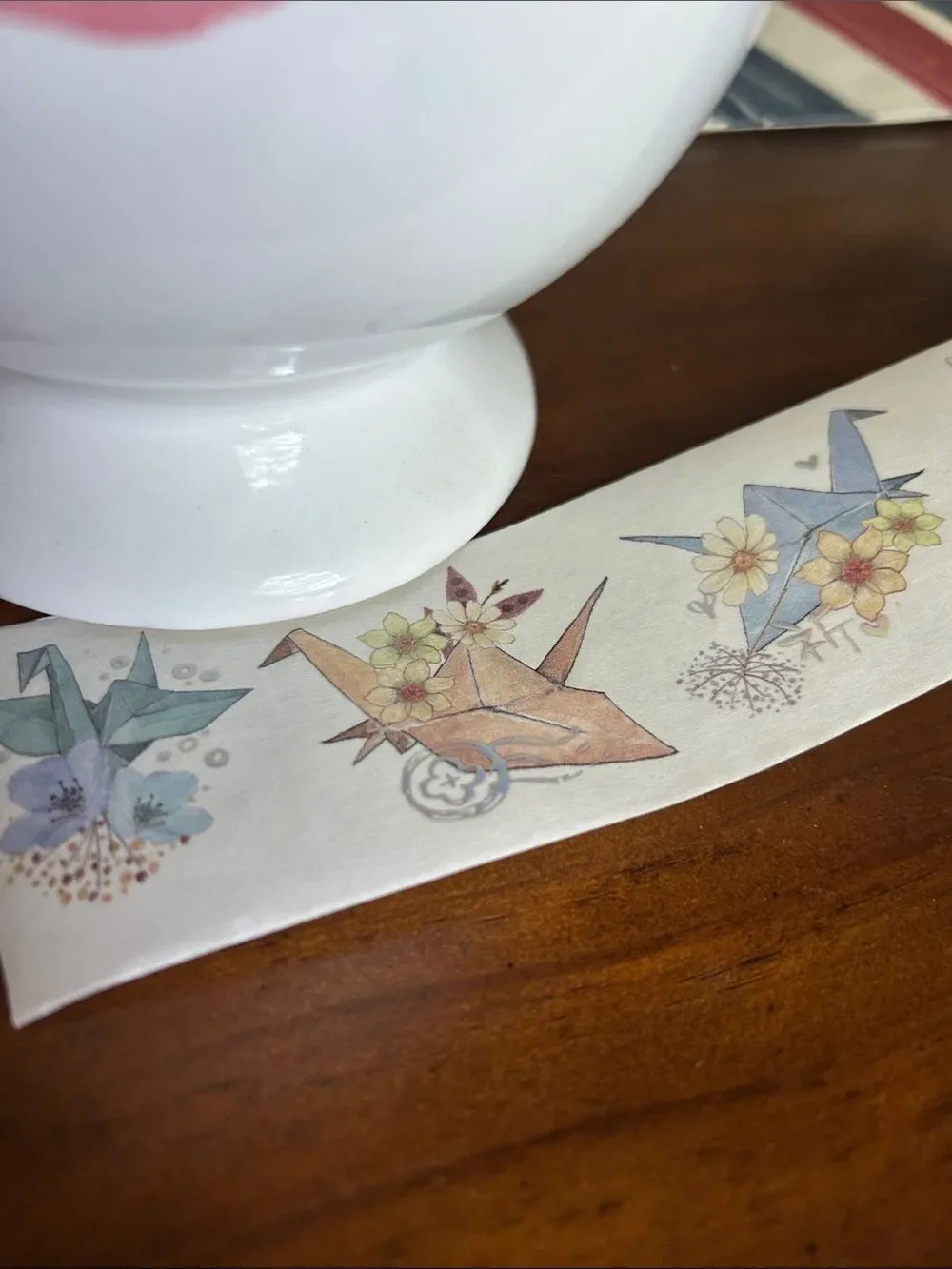 Washi Tape  Origami Crane Party Tape - Multicolor like new